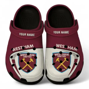 West Ham United Crocs, All Over Print Crocs West Ham United EPL1904232528