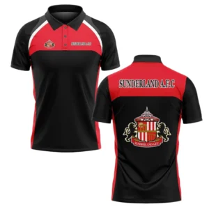 Sunderland Polo Shirt Classic Style Black EPL22042525454