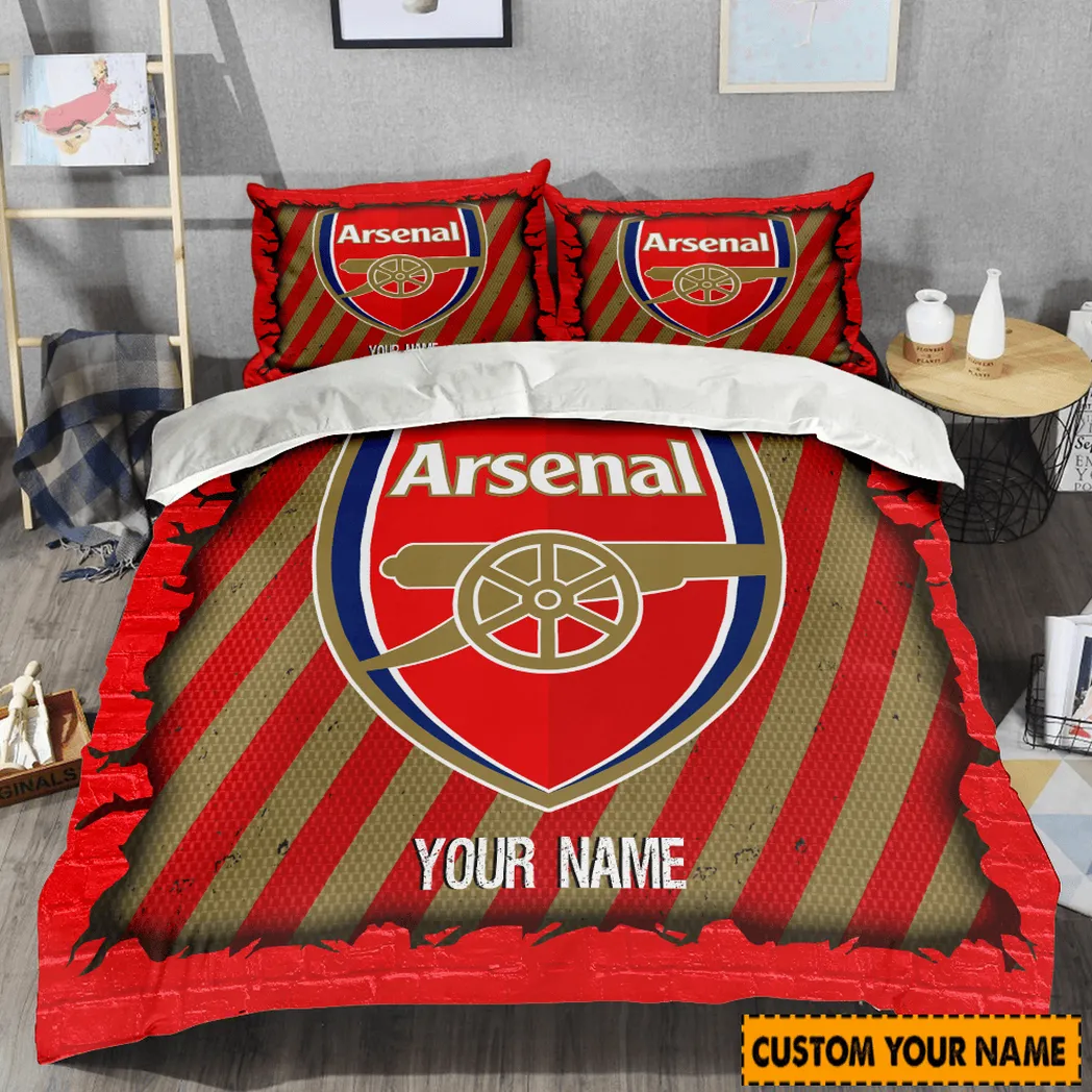 Arsenal EPL Bedding Set SPO0112028, Gift For Fan Arsenal