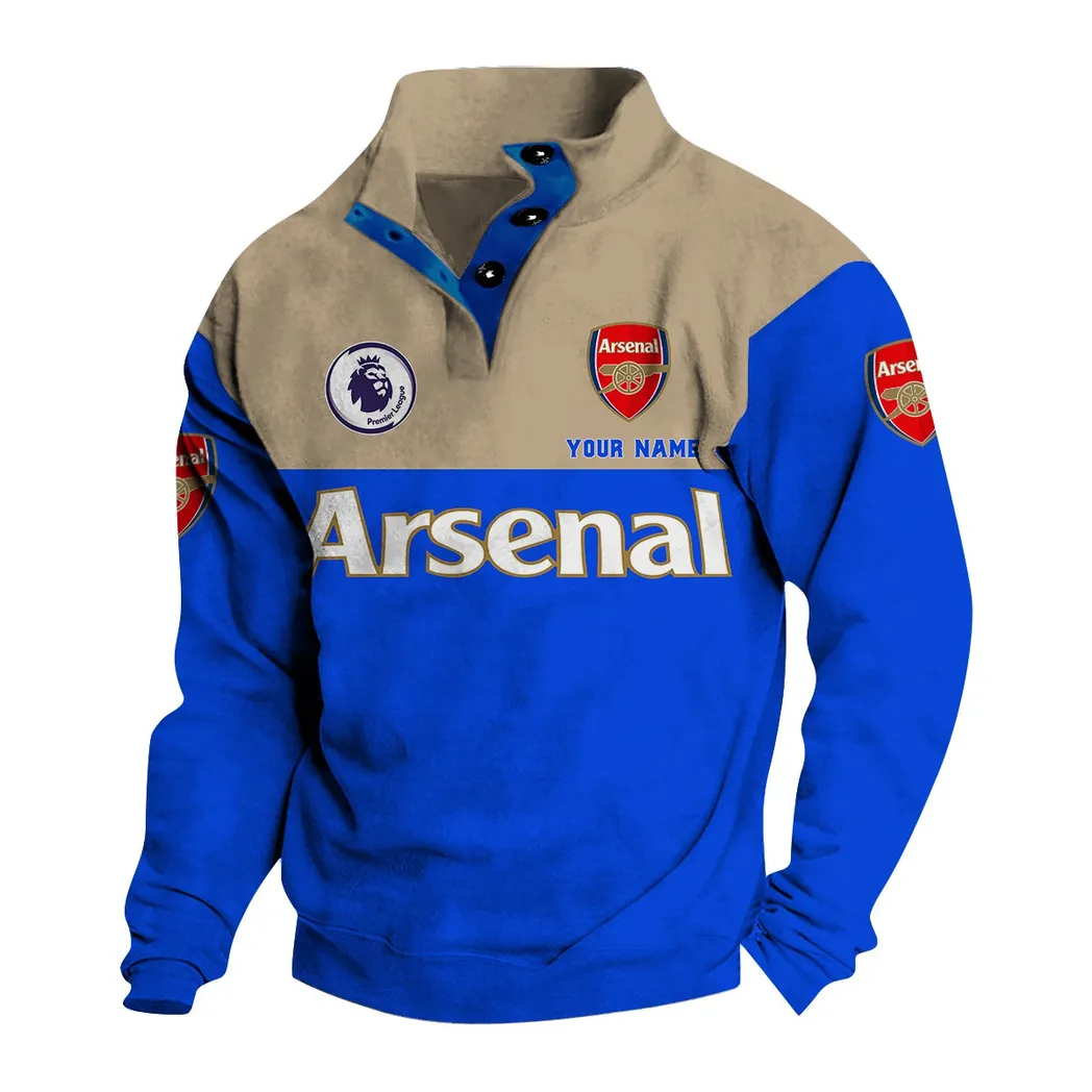 Arsenal EPL Casual Jacket SPO0920002, Gift For Fan Arsenal - Blue