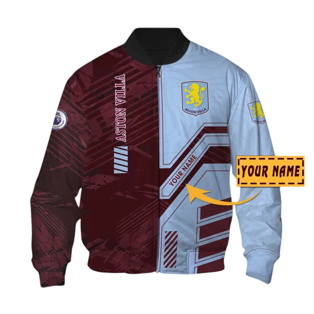aston villa epl bomber jacket spo2319010 gift for fan aston villa bomber jacket
