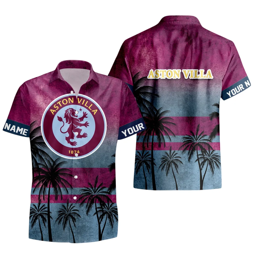 aston villa epl custom hawaiian shirt set spo0603032 gift for fan aston villa 5bsha