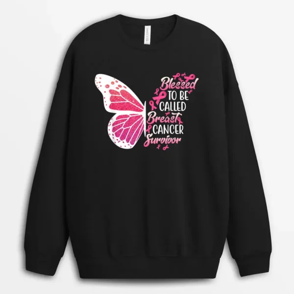 blessed to be called breast cancer survivor pink ribbon