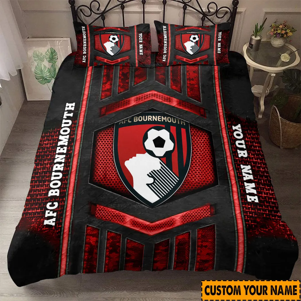 bournemouth epl bedding set spo0112014 gift for fan bournemouth zyefh