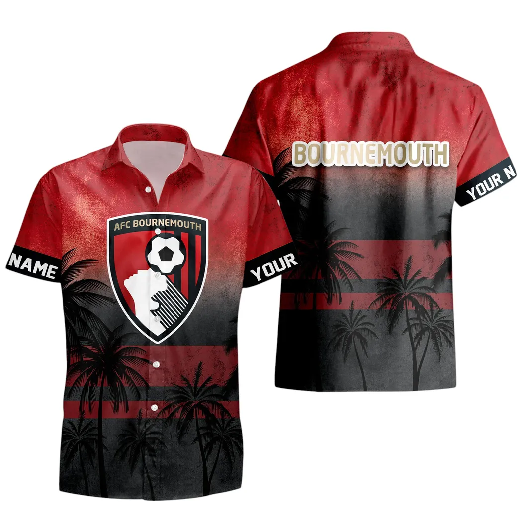 bournemouth epl custom hawaiian shirt set spo0603028 gift for fan bournemouth khv2o