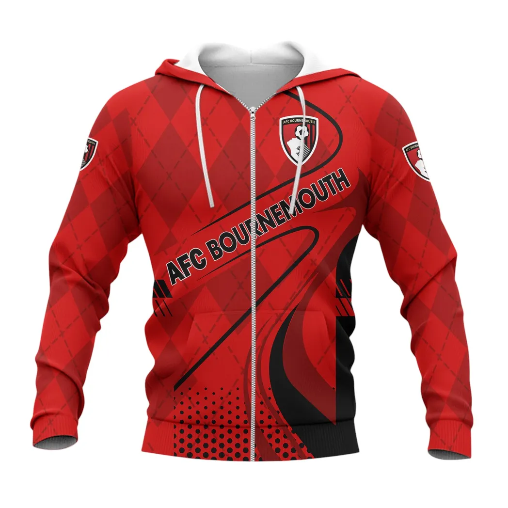 bournemouth epl zipper hoodie spo1919009 gift for fan bournemouth zipper hoodie 5vcou