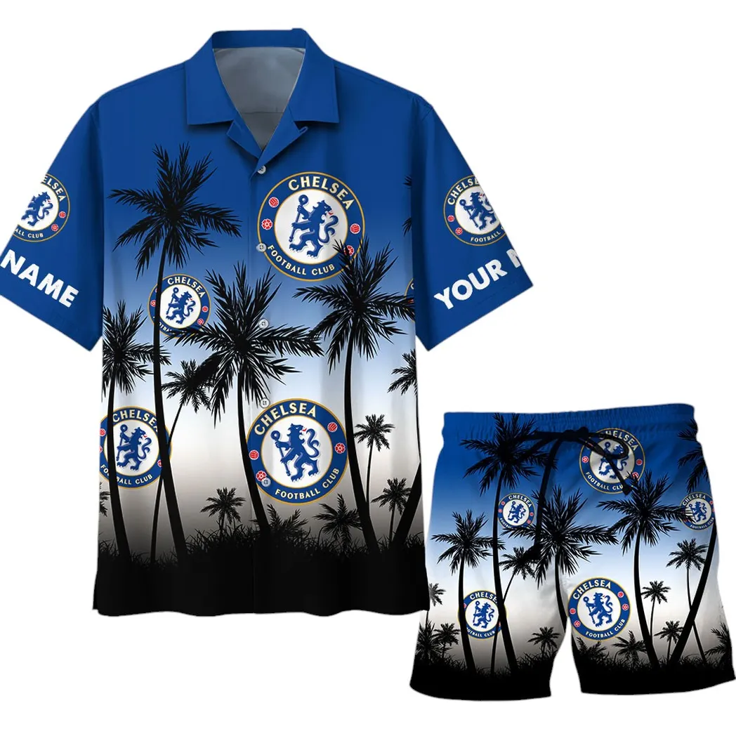 chelsea epl custom hawaiian shirt set spo0603010 gift for fan chelsea m7z6h