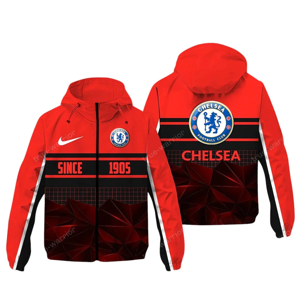 chelsea epl windbreaker jacket spo0720006 gift for fan chelsea red 4esvm