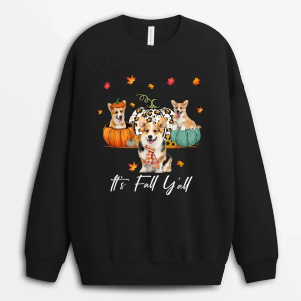 corgi pumpkin its fall yall corgi fall season autumn