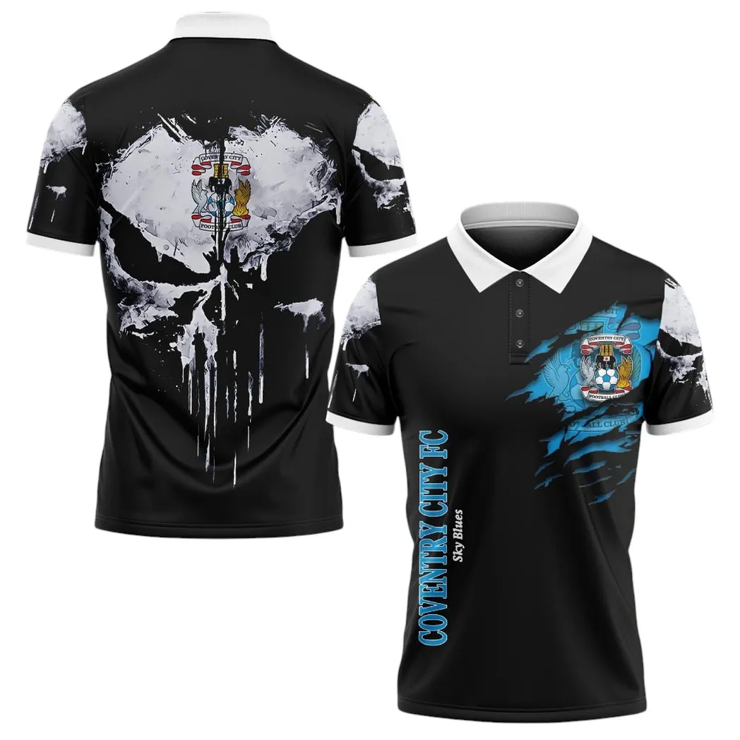 Coventry City EPL Polo Shirt SPO1719011, Gift For Fan Coventry City-Polo Shirt