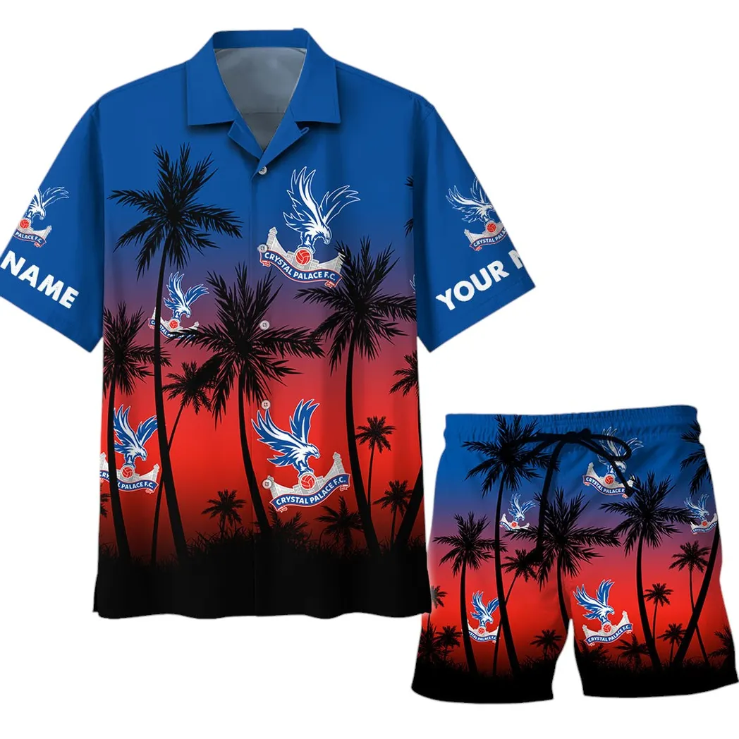 crystal palace epl custom hawaiian shirt set spo0603019 gift for fan crystal palace na2gg