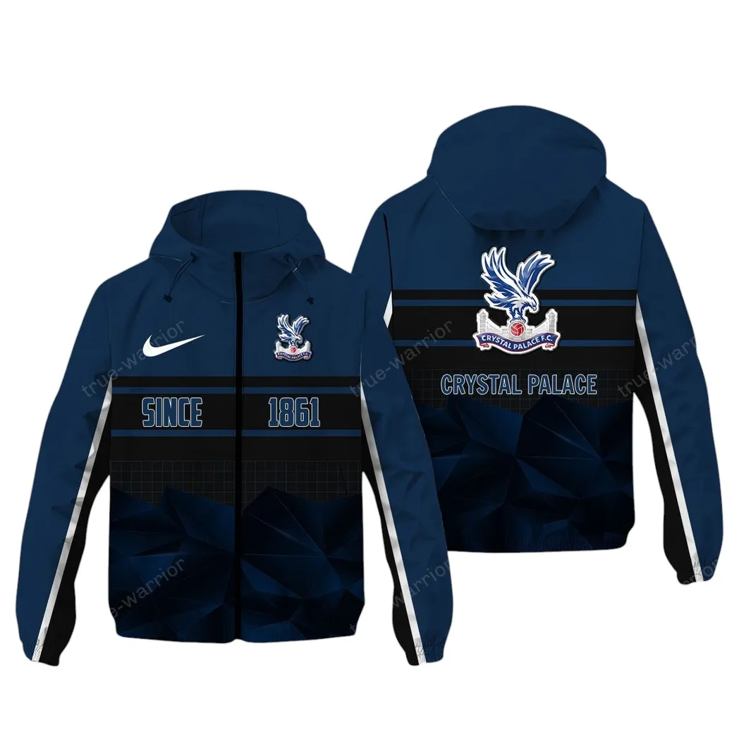 Crystal Palace EPL Windbreaker Jacket SPO0720007, Gift For Fan Crystal Palace - Navy