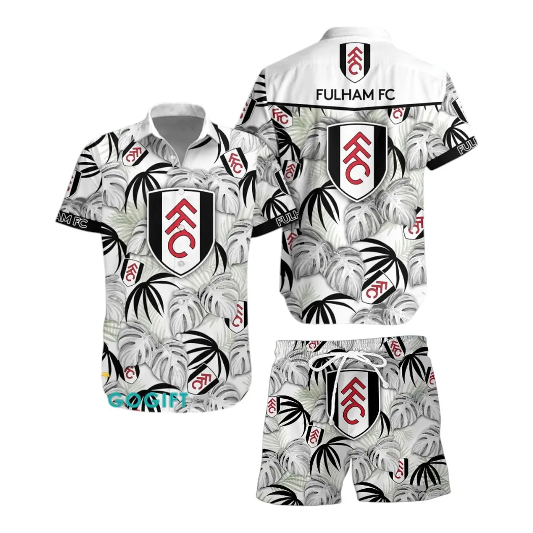 fulham epl custom hawaiian shirt set spo01102015 gift for fan fulham