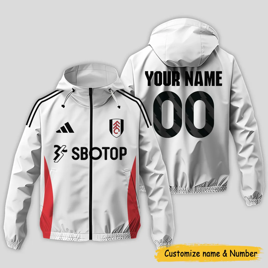 Fulham EPL Windbreaker Jacket SPO1119006, Gift For Fan Fulham