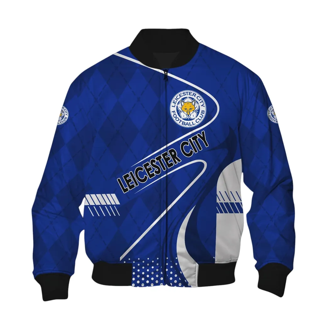 leicester city epl bomber jacket spo1919012 gift for fan leicester city bomber jacket jv8h8