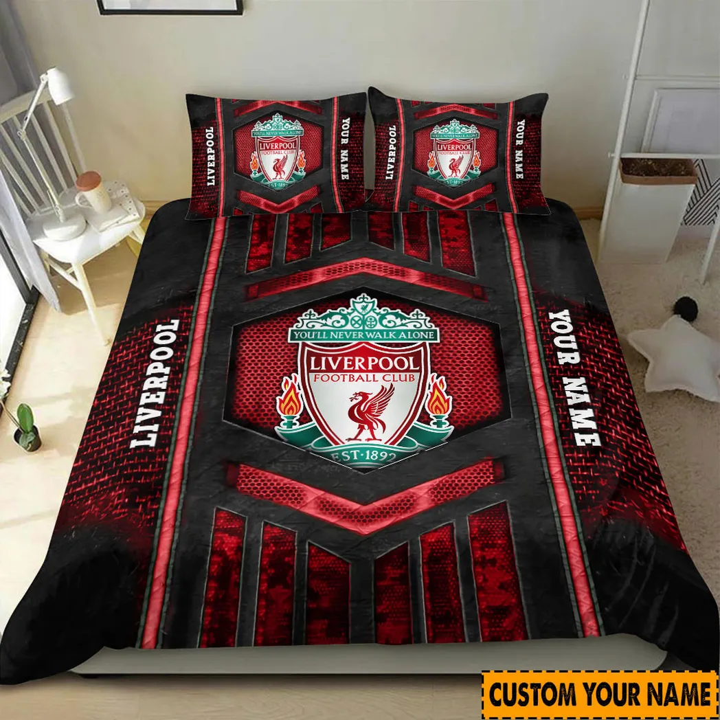 liverpool epl bedding set spo0112011 gift for fan liverpool hcblk