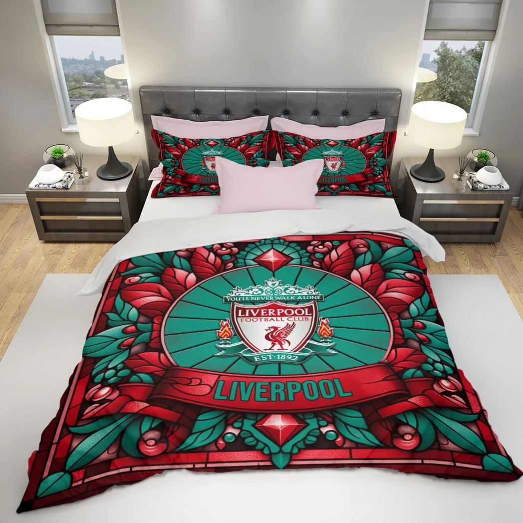 liverpool epl bedding set spo2519011 gift for fan liverpool zjtzy