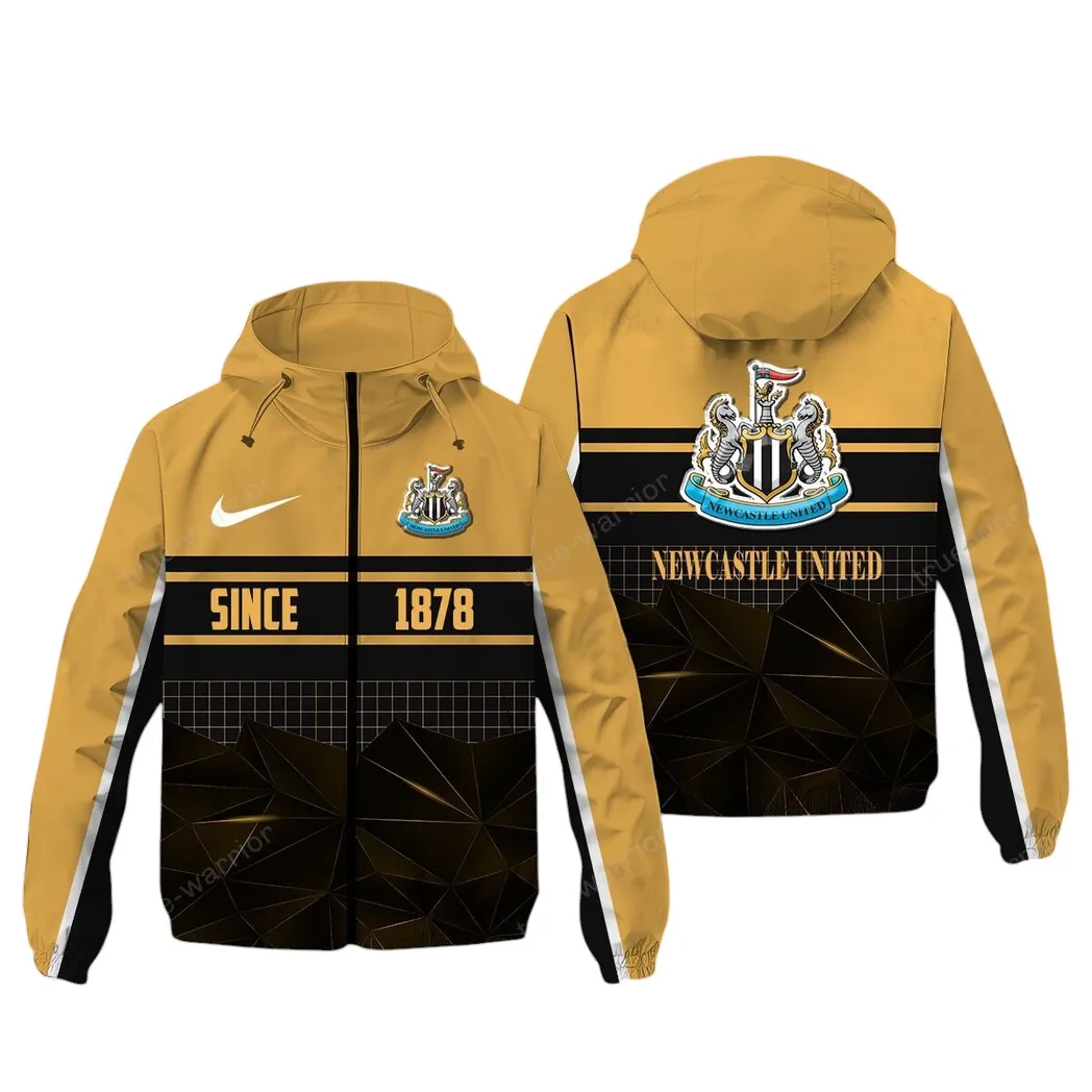 Newcastle United EPL Windbreaker Jacket SPO0720016, Gift For Fan Newcastle United - Khaki