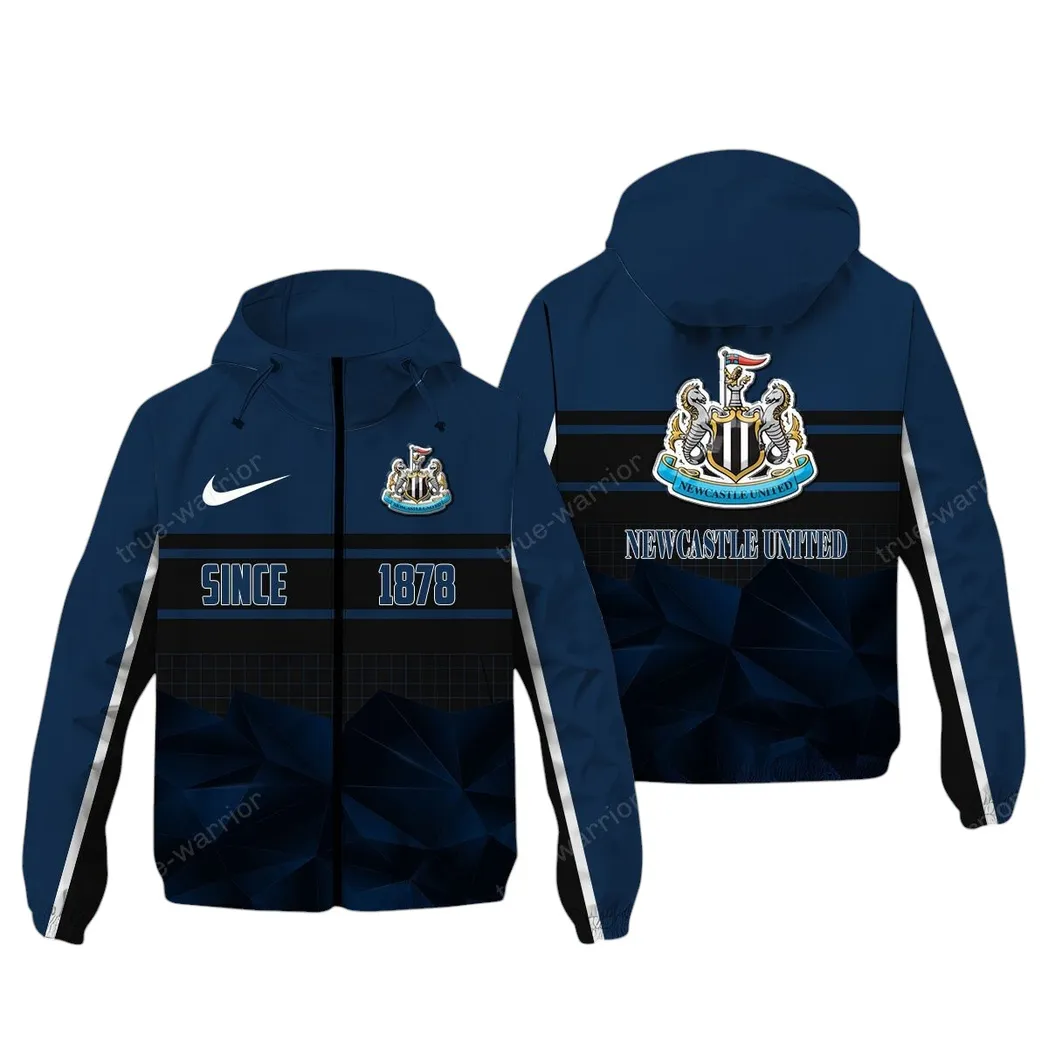 newcastle united epl windbreaker jacket spo0720016 gift for fan newcastle united navy i03p0
