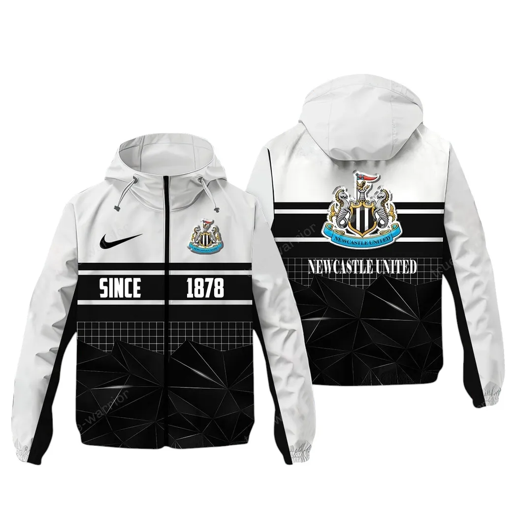 Newcastle United EPL Windbreaker Jacket SPO0720016, Gift For Fan Newcastle United - White