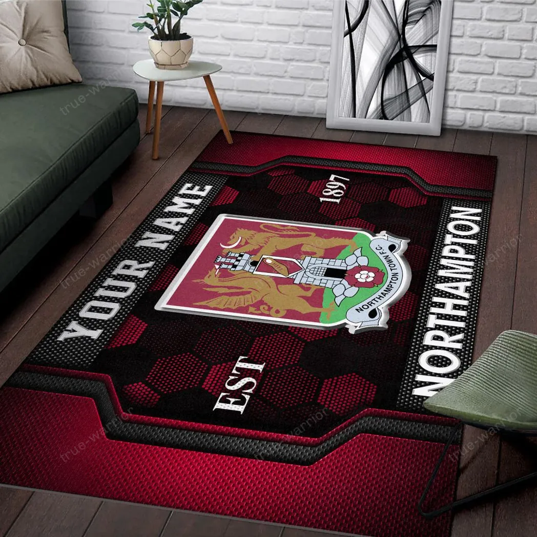northampton town epl rug spo2719039 gift for fan northampton town qng9d