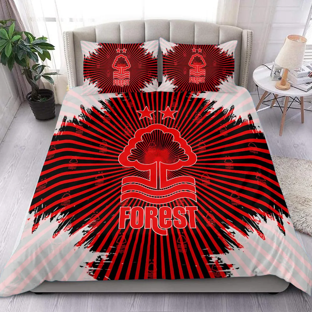 Nottingham Forest  EPL Bedding Set SPO0112034, Gift For Fan Nottingham Forest