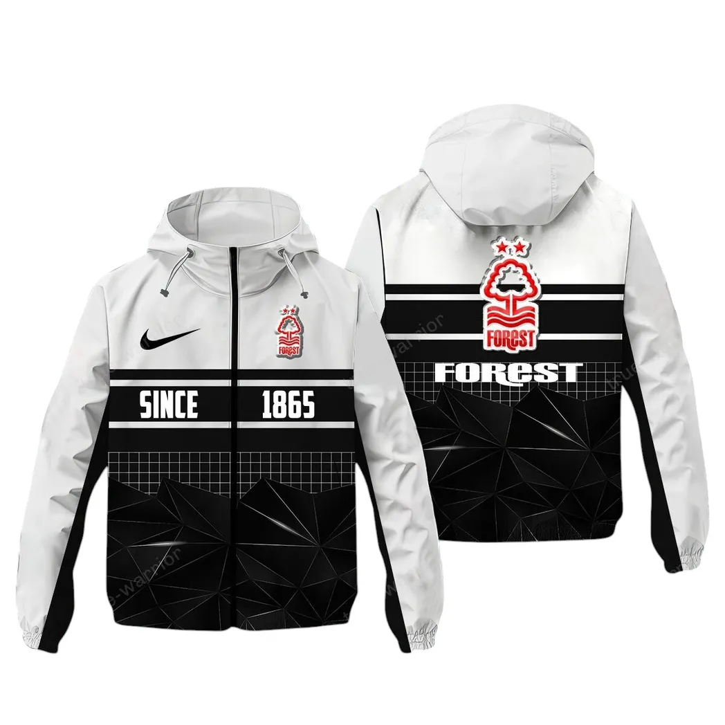 nottingham forest epl windbreaker jacket spo0720017 gift for fan nottingham forest white