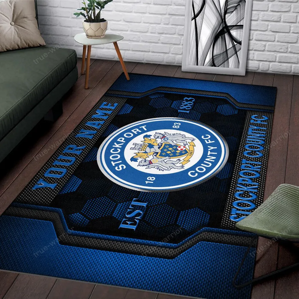 stockport county epl rug spo2719009 gift for fan stockport county b2kmc