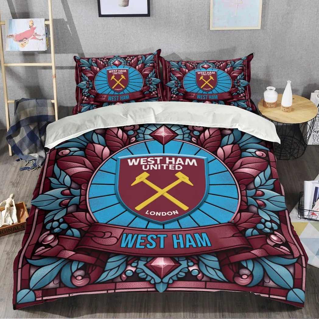 west ham united epl bedding set spo2519019 gift for fan west ham united gqnhr