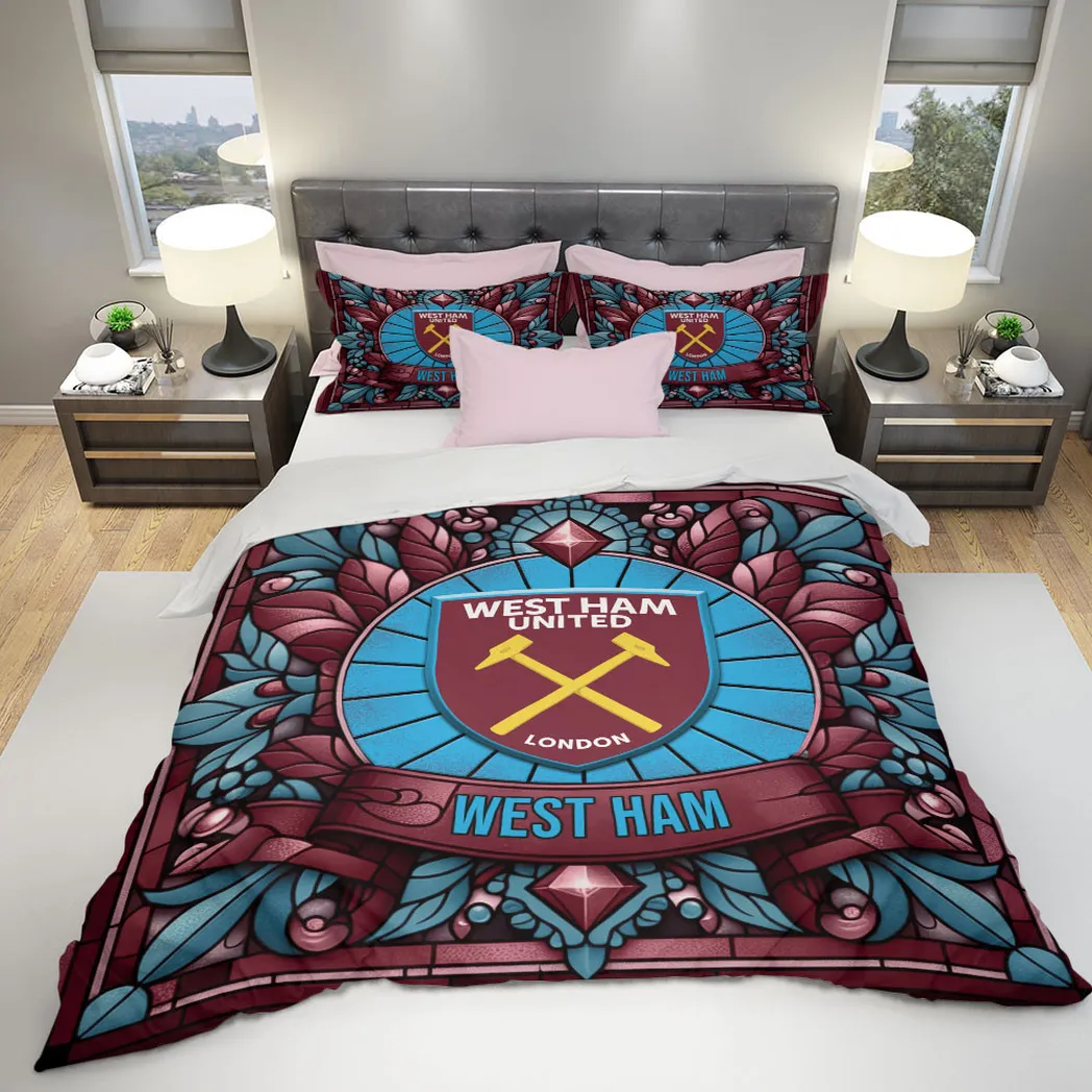 west ham united epl bedding set spo2519019 gift for fan west ham united si8pq