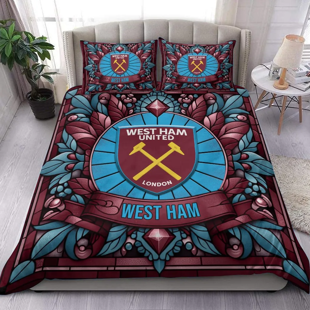 west ham united epl bedding set spo2519019 gift for fan west ham united vupad
