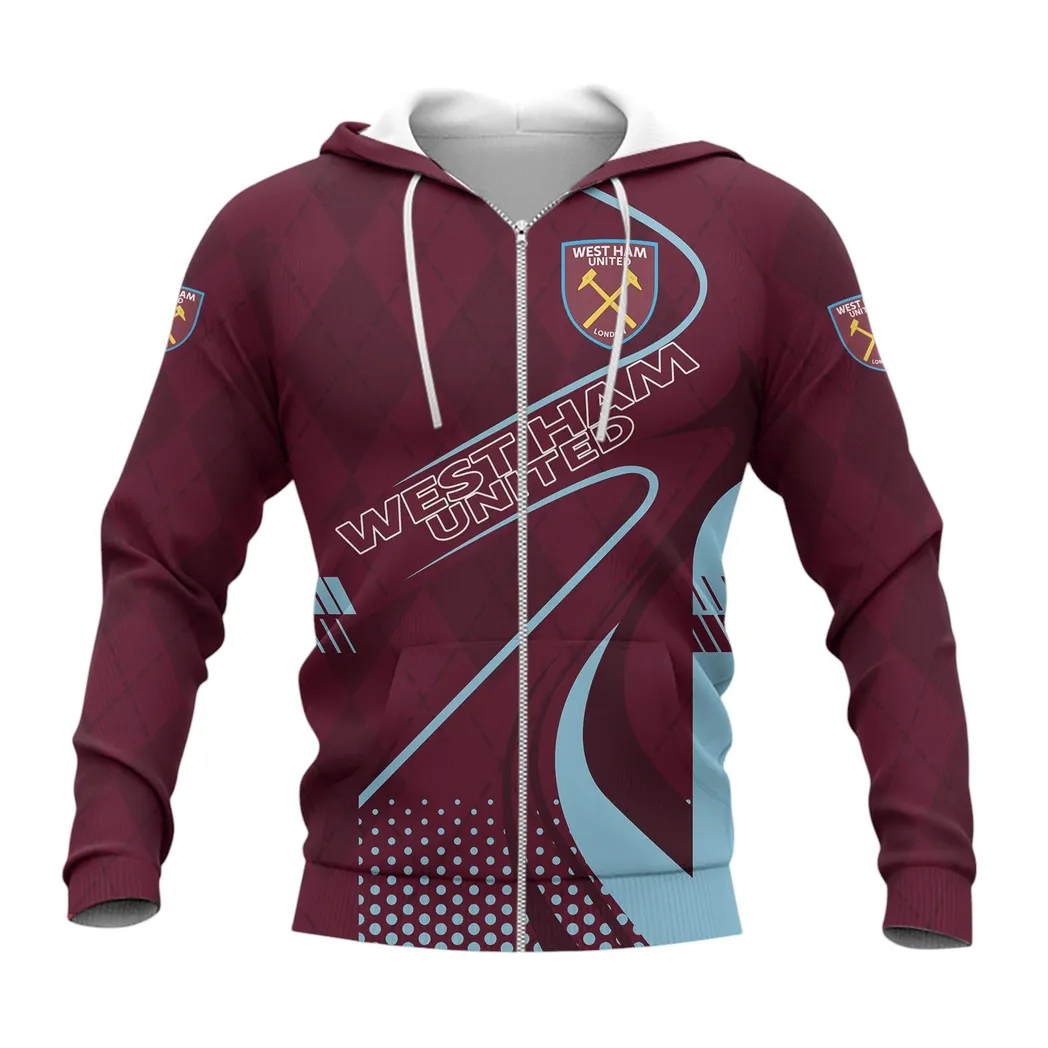 west ham united epl zipper hoodie spo1919015 gift for fan west ham united zipper hoodie rdfdt