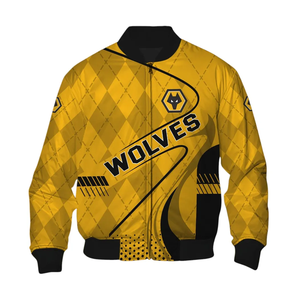 wolverhampton wanderers epl bomber jacket spo1919013 gift for fan wolverhampton wanderers bomber jacket qhwwm