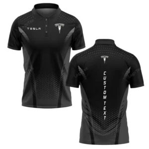 Tesla Polo Shirt, All Over Print Shirt For Tesla Lovers CAR10803122573
