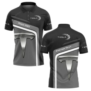 Tesla Polo Shirt, All Over Print Shirt For Tesla Lovers CAR11103032573