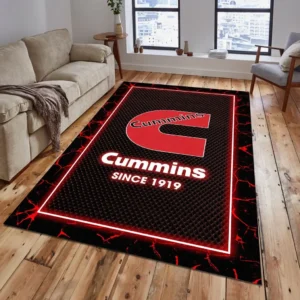 Cummins Rug, All Over Print Carpet For Cummins Lovers CAR15003142502 - Red
