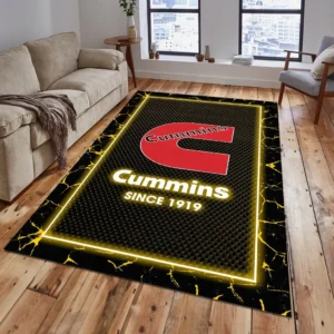 Cummins Rug, All Over Print Carpet For Cummins Lovers CAR15003142502 - Yelloư