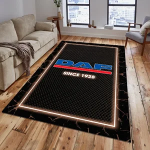 DAF Trucks Rug, All Over Print Carpet For DAF Trucks Lovers CAR15003142503 - Brown