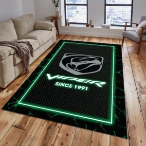 Dodge Viper Rug, All Over Print Carpet For Dodge Viper Lovers CAR15003142505 - Green