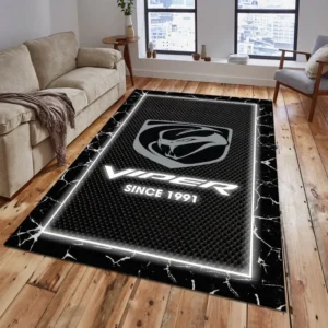 Dodge Viper Rug, All Over Print Carpet For Dodge Viper Lovers CAR15003142505 - Grey