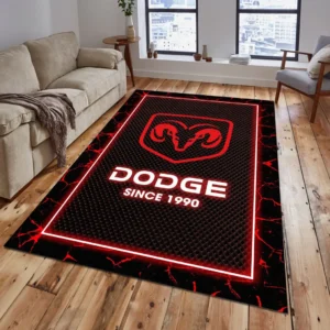 Dodge Rug, All Over Print Carpet For Dodge Lovers CAR15003142506 - Red