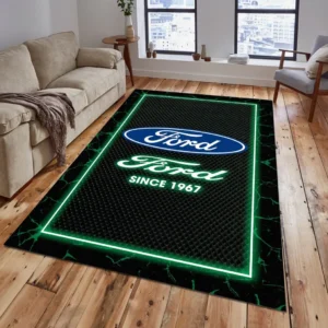 Ford Rug, All Over Print Carpet For Ford Lovers CAR15003142508 - Green