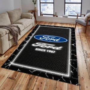 Ford Rug, All Over Print Carpet For Ford Lovers CAR15003142508 - Grey