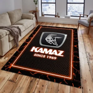 Kamaz Rug, All Over Print Carpet For Kamaz Lovers CAR15003142516 - Orange