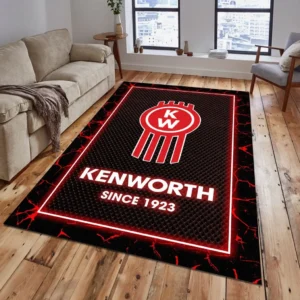 Kenworth Rug, All Over Print Carpet For Kenworth Lovers CAR15003142517 - Red