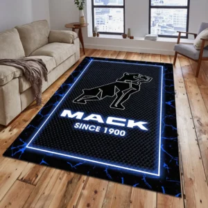 Mack Trucks Rug, All Over Print Carpet For Mack Trucks Lovers CAR15003142518 - Blue