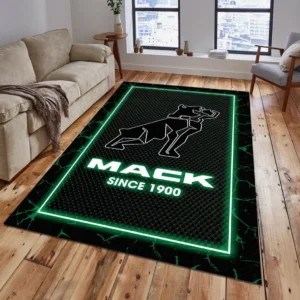Mack Trucks Rug, All Over Print Carpet For Mack Trucks Lovers CAR15003142518 - Green