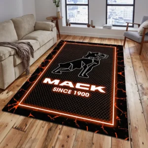 Mack Trucks Rug, All Over Print Carpet For Mack Trucks Lovers CAR15003142518 - Orange