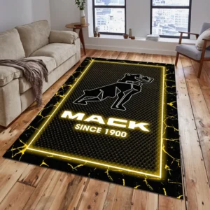 Mack Trucks Rug, All Over Print Carpet For Mack Trucks Lovers CAR15003142518 - Yelloư