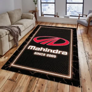 Mahindra Rug, All Over Print Carpet For Mahindra Lovers CAR15003142519 - Brown